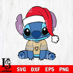 Army Black Knights Stitch Merry Christmas Svg Eps Dxf Png File, Digital Download, Instant Download