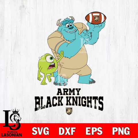 Army Black Knights Sully & Mike Football Cricut,Christmas SVG DXF EPS PNG FILE, NCAA Digital Download,Instant Download, Silhouette