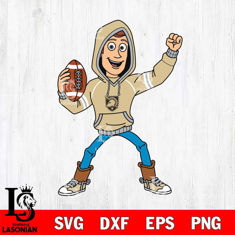 Army Black Knights Toy Story Football Christmas File Cut, NCAA SVG DXF EPS PNG FILE, Digital Download , Criucut , Silhouette