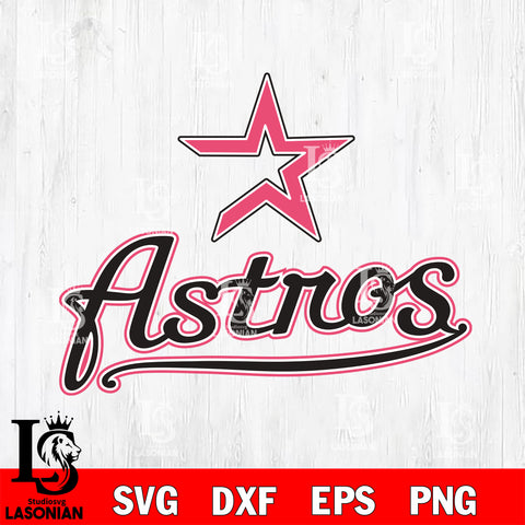 Astros Pink SVG DXF EPS PNG FILE, File Cut, Digital Download,Instant Download, Silhouette