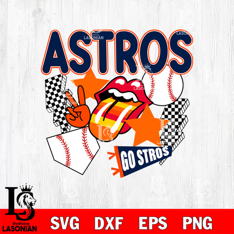 Astros go stros SVG DXF EPS PNG FILE, File Cut, Digital Download,Instant Download, Silhouette