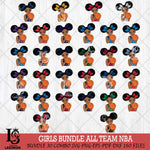 Girls sport 11 NBA Svg Eps Dxf Png File, Digital Download, Instant Download
