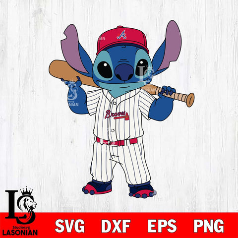 Atlanta Braves Stitch Bat Shoulder SVG DXF EPS PNG FILE, MLB File Cut, Digital Download,Instant Download, Silhouette, Stitch Cricut