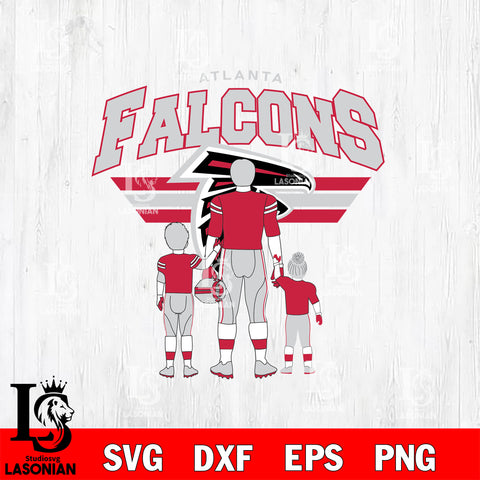 Best dad ever Atlanta Falcons SVG DXF EPS PNG FILE, File Cut, Digital Download,Instant Download, Silhouette, Cricut