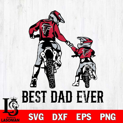 Atlanta Falcons Best Dad Ever Svg Eps Dxf Png File, Digital Download, Instant Download