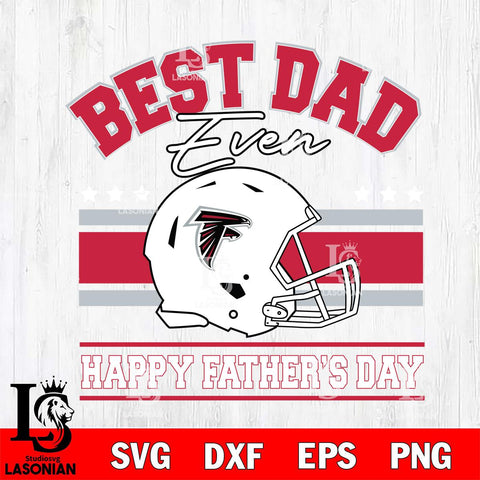 Atlanta Falcons Best Dad Ever SVG DXF EPS PNG FILE, NFL File Cut,Digital Download,Instant Download, Silhouette