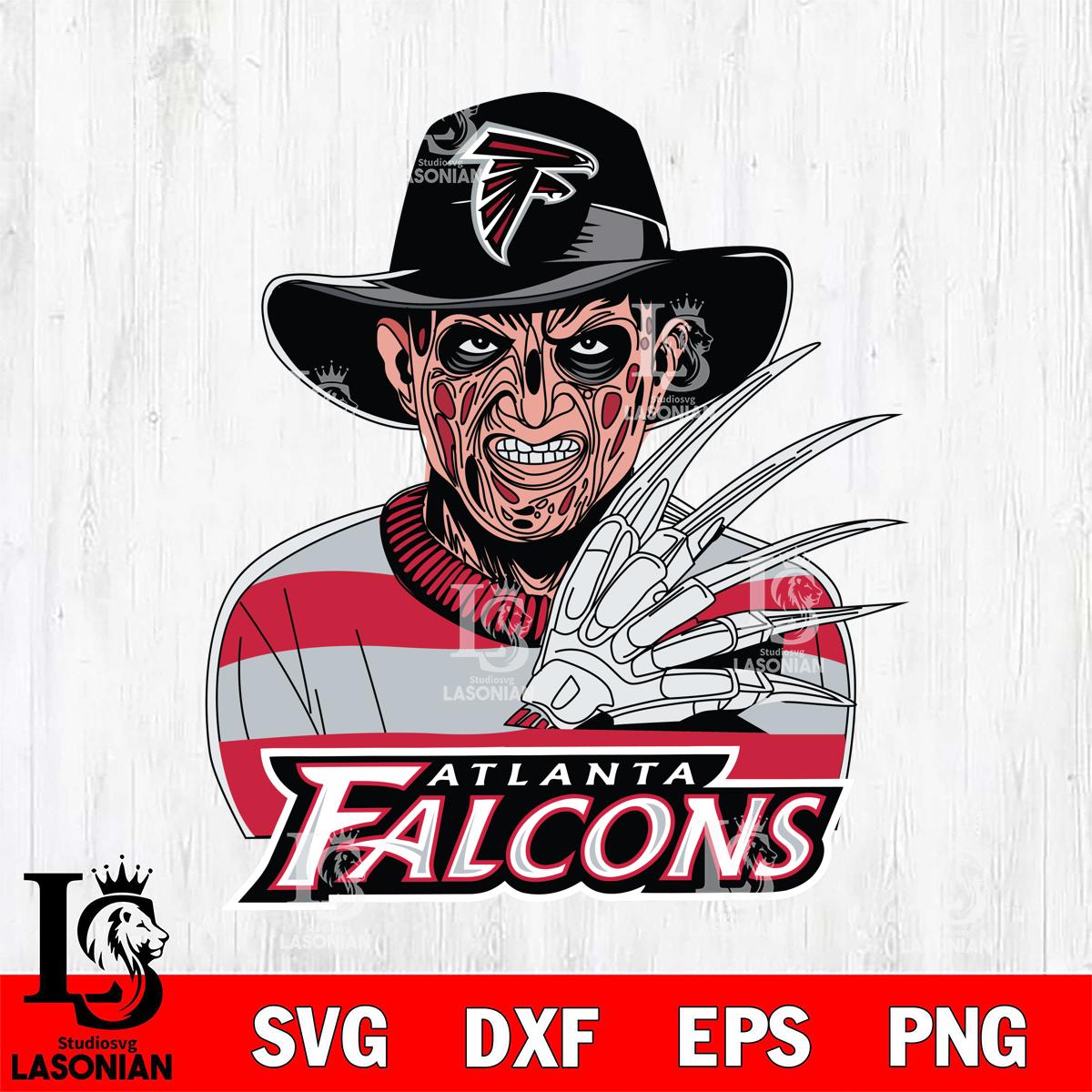 Atlanta Falcons Freddy Krueger Horror Halloween – lasoniansvg