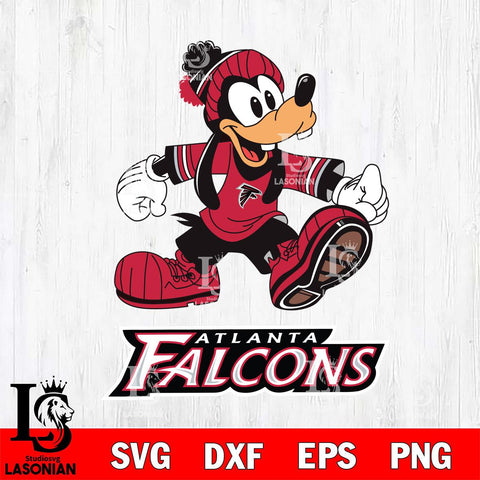 Atlanta Falcons Goofy Cool Sport SVG DXF EPS PNG FILE,NFL Cricut ,Football Digital Download,Instant Download, Silhouette