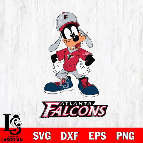 Atlanta Falcons Goofy Football Cricut, NFL SVG DXF EPS PNG FILE, Digital Download,Instant Download, Silhouette