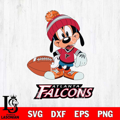Atlanta Falcons Goofy Football SVG DXF EPS PNG FILE,NFL Cricut ,Football Digital Download,Instant Download, Silhouette