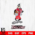Atlanta Falcons Goofy Player SVG DXF EPS PNG FILE,NFL Cricut ,Football Digital Download,Instant Download, Silhouette