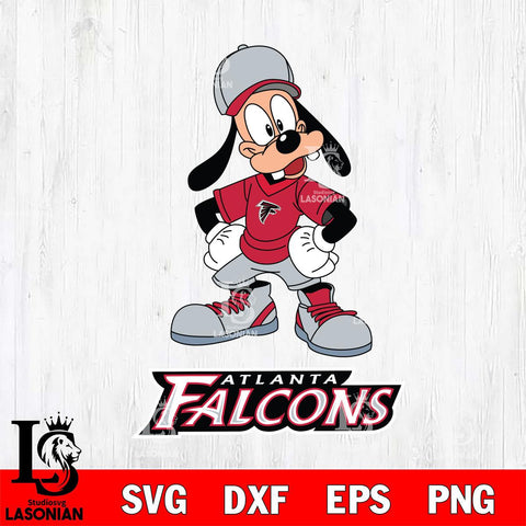 Atlanta Falcons Goofy Sport SVG DXF EPS PNG FILE,NFL Cricut ,Football Digital Download,Instant Download, Silhouette