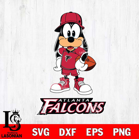 Atlanta Falcons Goofy rugby SVG DXF EPS PNG FILE,NFL Cricut ,Football Digital Download,Instant Download, Silhouette