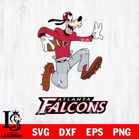 Atlanta Falcons Goofy rugby Sport SVG DXF EPS PNG FILE,NFL Cricut ,Football Digital Download,Instant Download, Silhouette