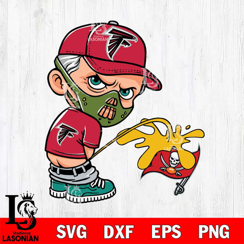 Atlanta Falcons Hannibal Lecter Piss On Tampa Bay Buccaneers Svg Eps Dxf Png File, Digital Download, Instant Download