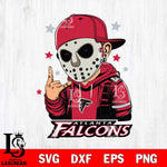 Atlanta Falcons Jason Voorhees Horror 9 Svg Eps Dxf Png File, NFL svg, Digital Download, Instant Download