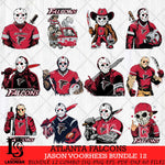 Atlanta Falcons Jason Voorhees Horror Bundle 12 SVG Svg Eps Dxf Png File,Bundle NFL svg, Digital Download, Instant Download