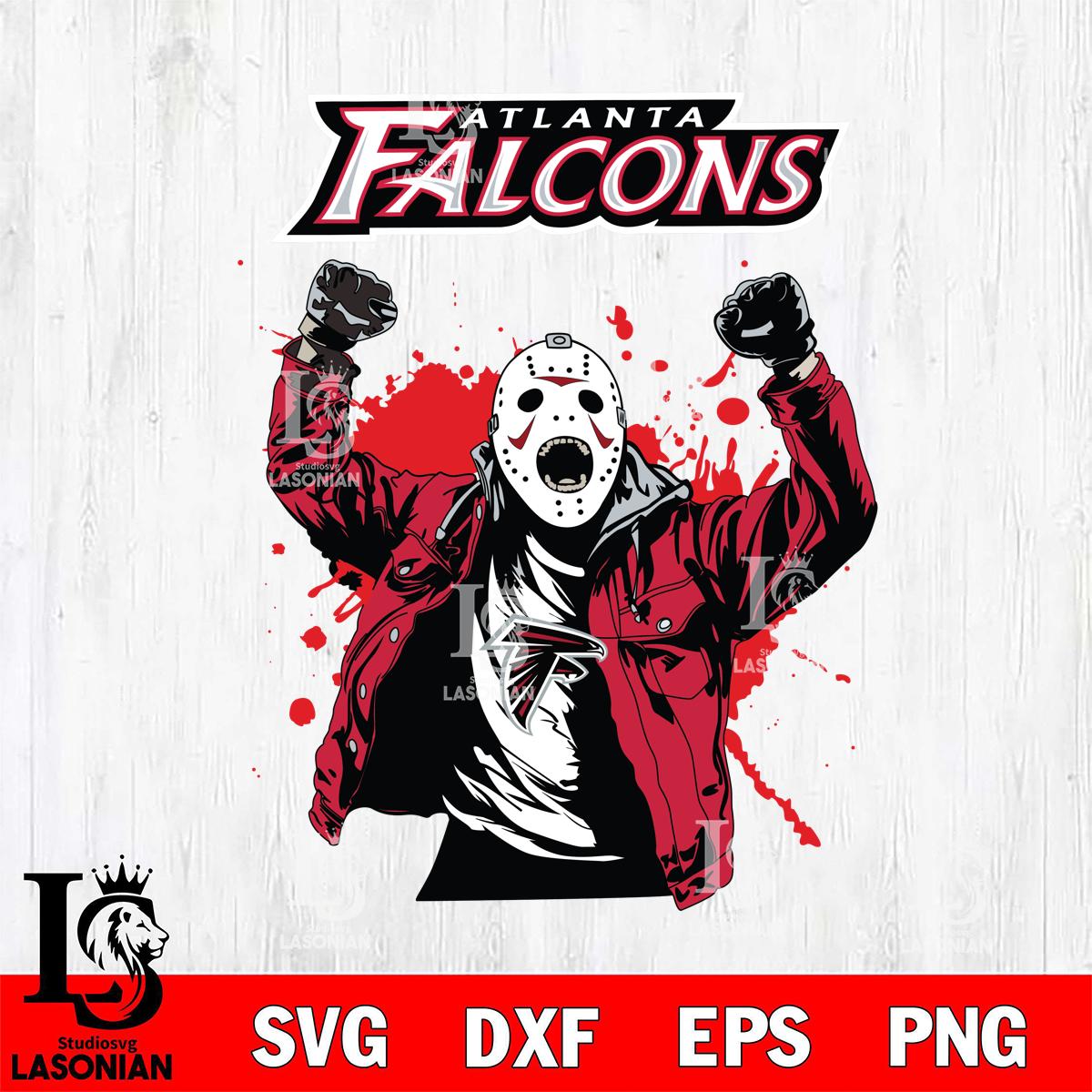Atlanta Falcons Jason Voorhees Horror Halloween 3 – lasoniansvg