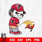 Atlanta Falcons Michael Myers Piss On Tampa Bay Buccaneers Svg Eps Dxf Png File, Digital Download, Instant Download