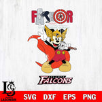 Atlanta Falcons Mickey Father Sport Svg Eps Dxf Png File, NFL File Cut,Digital Download,Instant Download,Disney Svg Files
