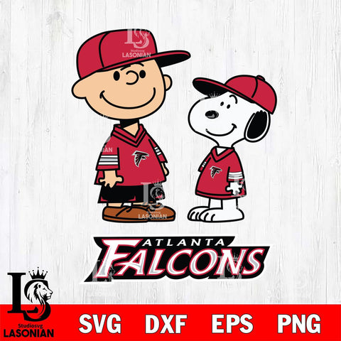 Atlanta Falcons Peanuts Snoopy Football SVG DXF EPS PNG FILE,Snoopy File Cut, Nfl Digital Download,Instant Download, Silhouette