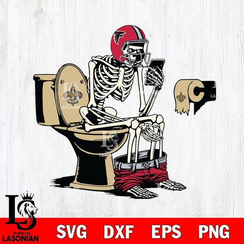Atlanta Falcons Shit On New Orleans Saints Svg Eps Dxf Png File, Digital Download, Instant Download