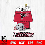 Atlanta Falcons Snoopy Chill Football SVG DXF EPS PNG FILE,Snoopy File Cut, Nfl Digital Download,Instant Download, Silhouette