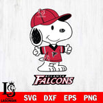 Atlanta Falcons Snoopy football SVG DXF EPS PNG FILE,Snoopy File Cut, Nfl Digital Download,Instant Download, Silhouette