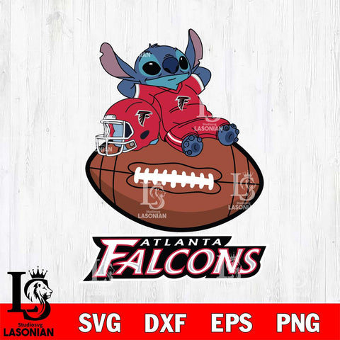 Atlanta Falcons Stitch Big NFL football SVG DXF EPS PNG FILE, NFL File Cut, Digital Download,Instant Download, Silhouette, Cricut