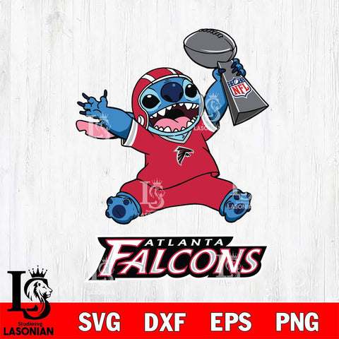 Atlanta Falcons Stitch Champion SVG DXF EPS PNG FILE, Stitch File Cut,NFL Digital Download,Instant Download, Silhouette
