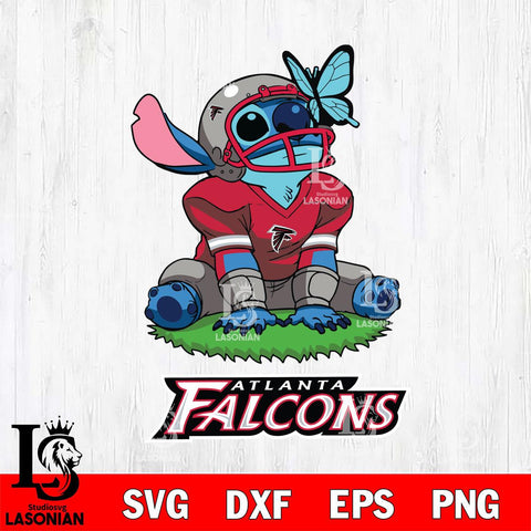 Atlanta Falcons Stitch Rugby Ball Sport SVG DXF EPS PNG FILE, Stitch File Cut,NFL Digital Download,Instant Download, Silhouette