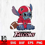 Atlanta Falcons Stitch with a football SVG DXF EPS PNG FILE, NFL File Cut, Digital Download,Instant Download, Silhouette, Cricut