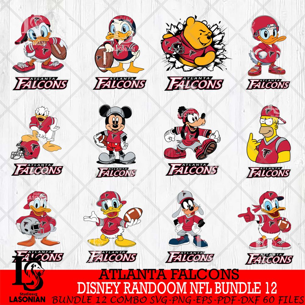 Atlanta Falcons Disney Ramdoom NFL Bundle 12 – lasoniansvg