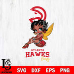 Atlanta Hawks Beauty Black Fairy Betty Boop