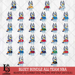 Bluey sport 2 NBA Svg Eps Dxf Png File, Digital Download, Instant Download