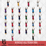 Girl Basketball NBA Svg Eps Dxf Png File, Digital Download, Instant Download