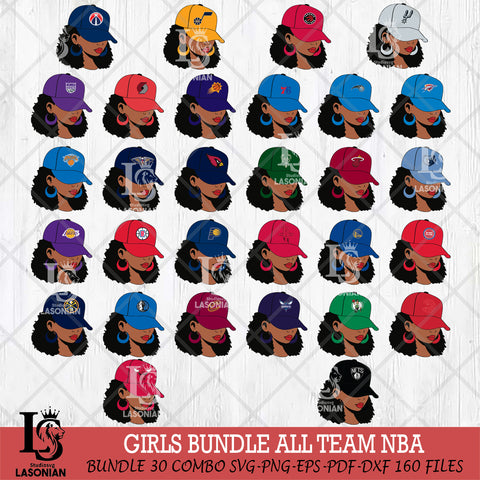 Girls sport NBA Svg Eps Dxf Png File, Digital Download, Instant Download