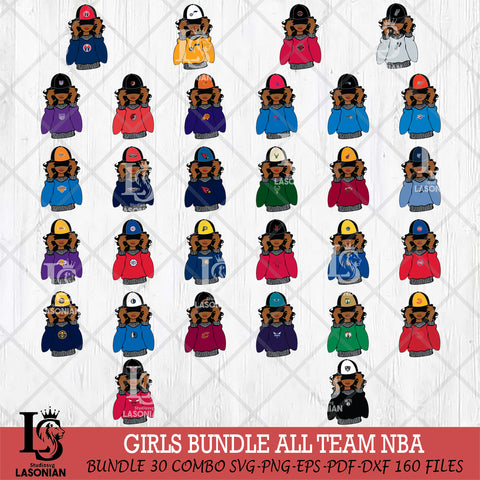 Girls sport 7 NBA Svg Eps Dxf Png File, Digital Download, Instant Download