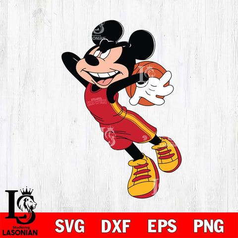 Atlanta Hawks Mickey Minne 7 Nba Svg Eps Dxf Png File, NBA svg, Digital Download, Instant Download