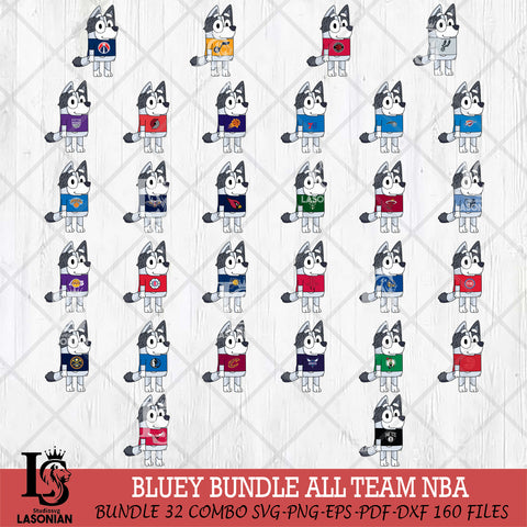 Muffin Bluey sport NBA Svg Eps Dxf Png File, Digital Download, Instant Download
