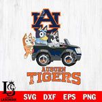 Auburn Tigers Bluey friends car Svg Eps Dxf Png File, NCAA svg, Digital Download, Instant Download