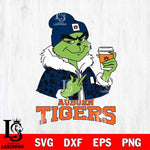 Auburn Tigers Boujee Grinch Leopard Christmas Cut Files Cricut, Svg Dxf Eps Png file, Digital download , Silhouette