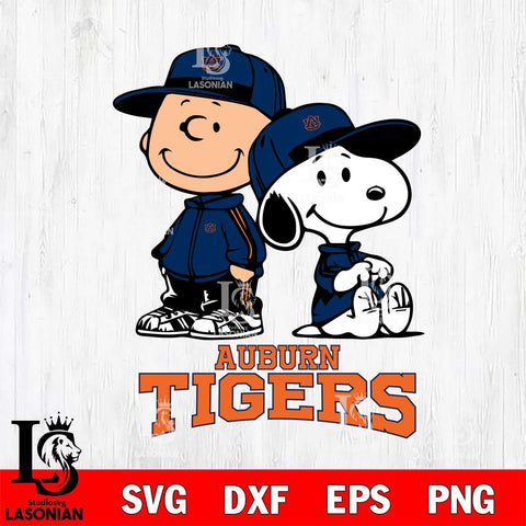 Auburn Tigers Charlie Brown Snoopy Champions Svg Eps Dxf Png File, NCAA svg , Digital Download , Instant Download, Cricut File