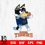 Auburn Tigers Christmas Bluey Bandit Heeler Cut Files,Bluey Cricut,Christmas Svg , Bluey svg , Digital Download, dxf eps png pdf file