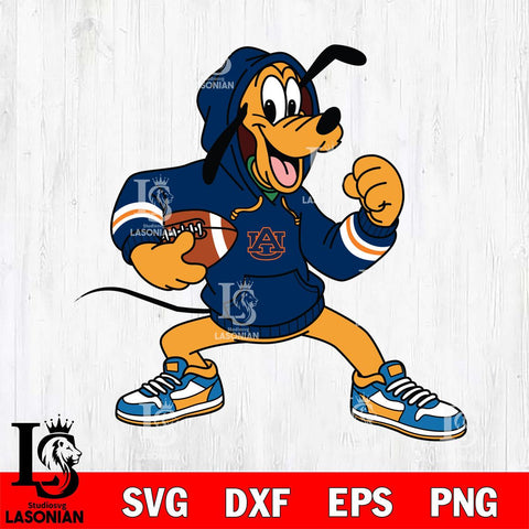 Auburn Tigers Goofy Disney Football Christmas File Cut, NCAA SVG DXF EPS PNG FILE, Digital Download , Criucut , Silhouette