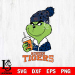 Auburn Tigers Grinch Cofffe Christmas Cut Files Cricut, Svg Dxf Eps Png file, Digital download , Silhouette