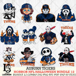 Auburn Tigers Halloween Bundle 12 SVG Svg Eps Dxf Png File, NCAA bundle svg, Digital Download, Instant Download
