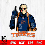 Auburn Tigers Jason Voorhees Horror 3 Svg Eps Dxf Png File, NCAA svg, Digital Download, Instant Download
