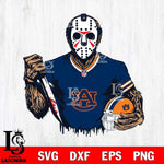 Auburn Tigers Jason Voorhees Horror 5 Svg Eps Dxf Png File, NCAA svg, Digital Download, Instant Download