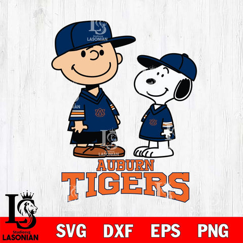 Auburn Tigers Peanuts Snoopy Football SVG DXF EPS PNG FILE,Snoopy File Cut, NCAA Digital Download,Instant Download,Christmas Silhouette